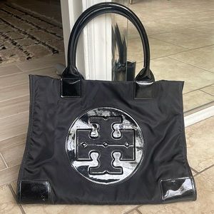 Tory Burch black tote handbag